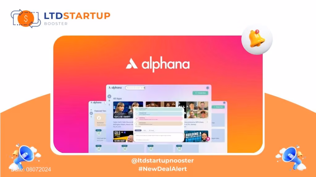 [New LTD] Alphana - Turn video into viral content with AI cover