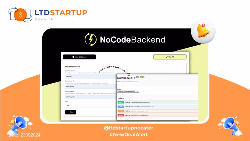[New LTD] NoCodeBackend cover