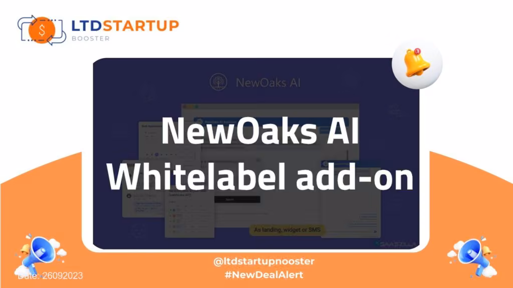 [New Lifetime Deal] NewOaks Whitelabel Addon Lifetime Deal - NewOaks Whitelabel Addon Lifetime Deal cover