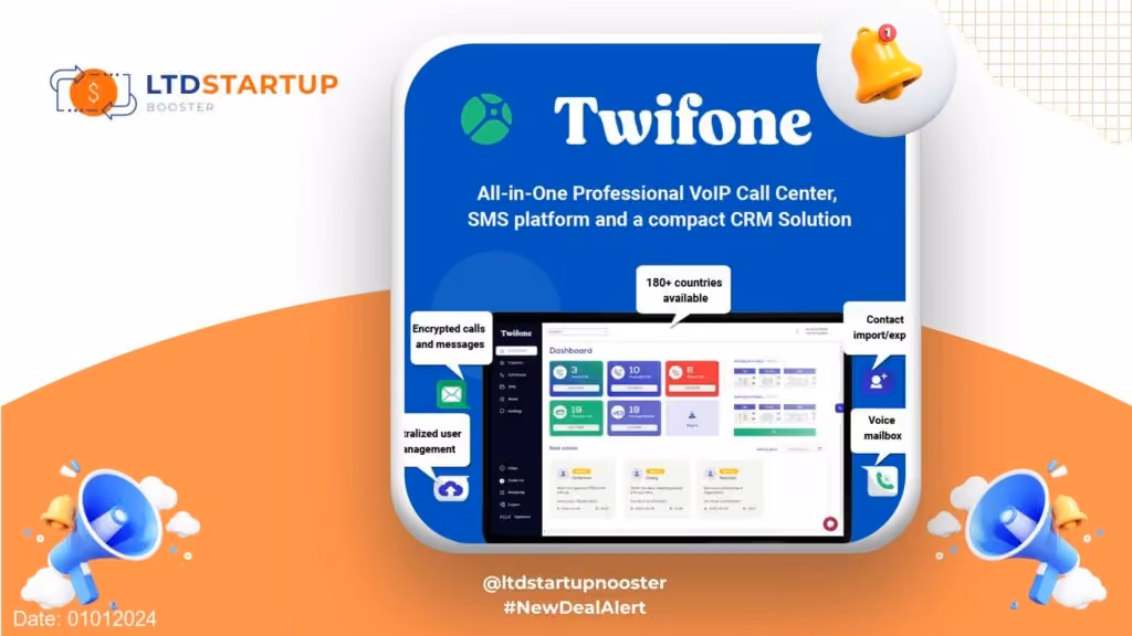 New LTD Alert - Twifone : VoIP-Powered All-in-One Communication and CRM Solution cover