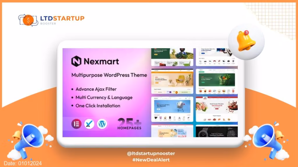 Nexmart - Multipurpose WooCommerce WordPress Theme cover