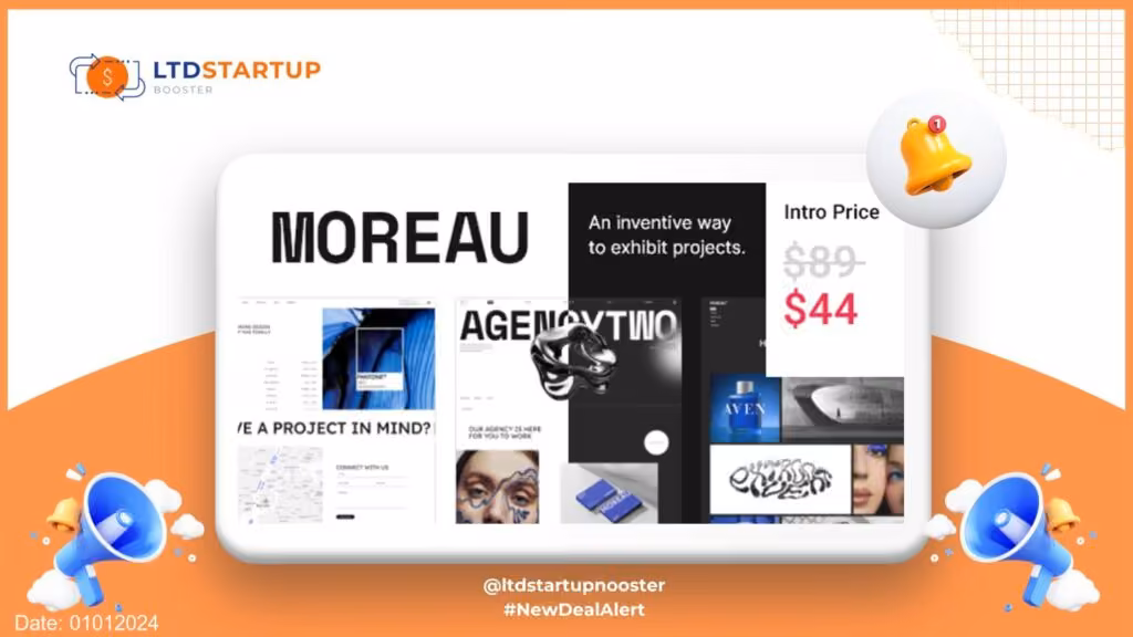 Moreau - Creative Portfolio WordPress Theme cover