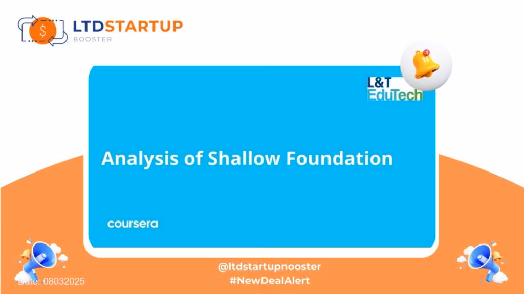 [Start Learning New Skill] Analysis of Shallow Foundation cover