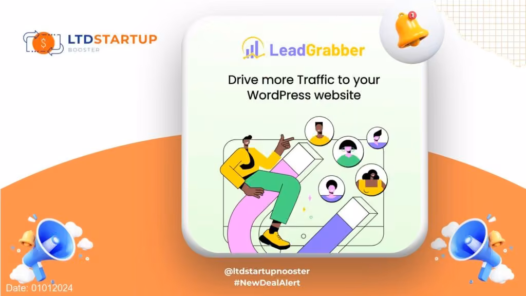 New LTD Alert - LeadGrabber - The Ultimate WordPress Plugin to Capture Leads & Delight Visitors cover