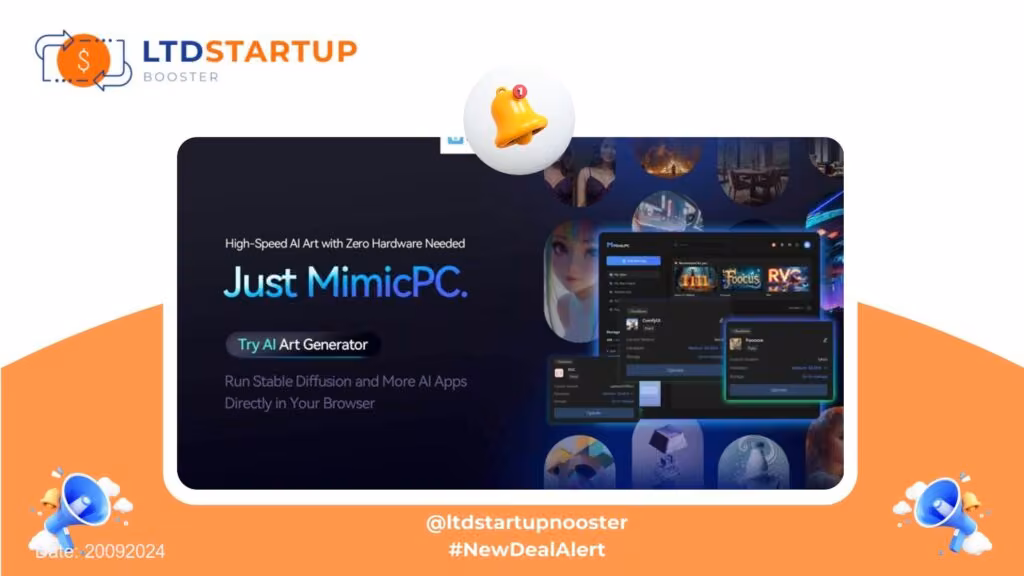 New LTD Alert - MimicPC Lifetime Deal - $59 - Exclusive Deal cover