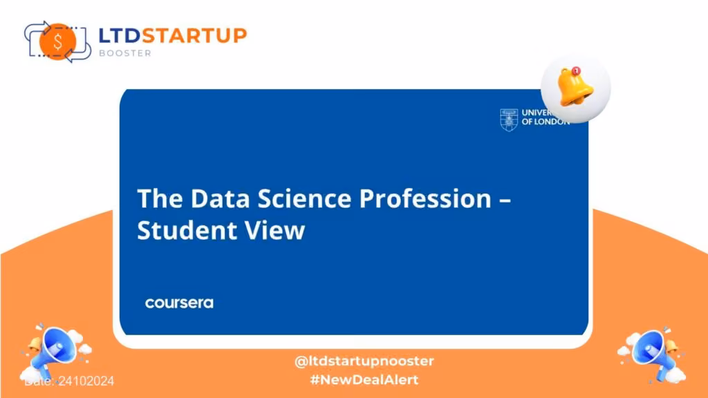 [Start Learning New Skill] The Data Science Profession cover
