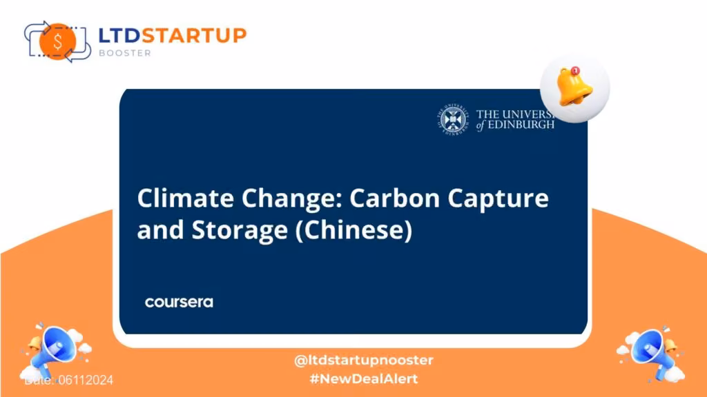 [Start Learning New Skill] Climate Change: Carbon Capture and Storage (Chinese) cover